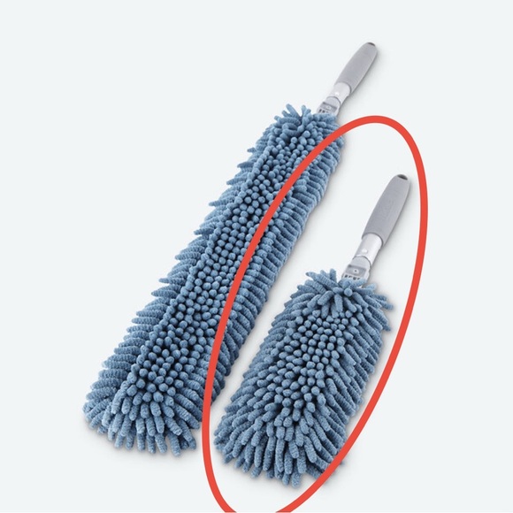 Norwex Mini Envirowand for Dusting. Dual sided removable sleeve, brush in handle - Picture 4 of 4